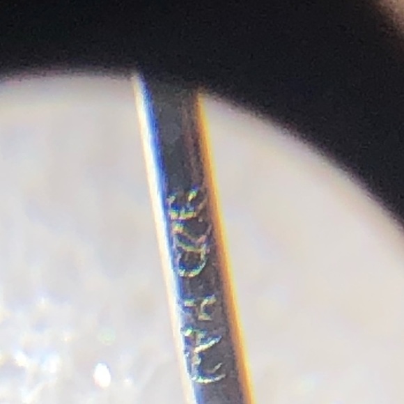 VTG Prime Art & Jewel Amethyst CZ? Stone Sterling Silver Stud Earrings - Picture 5 of 7